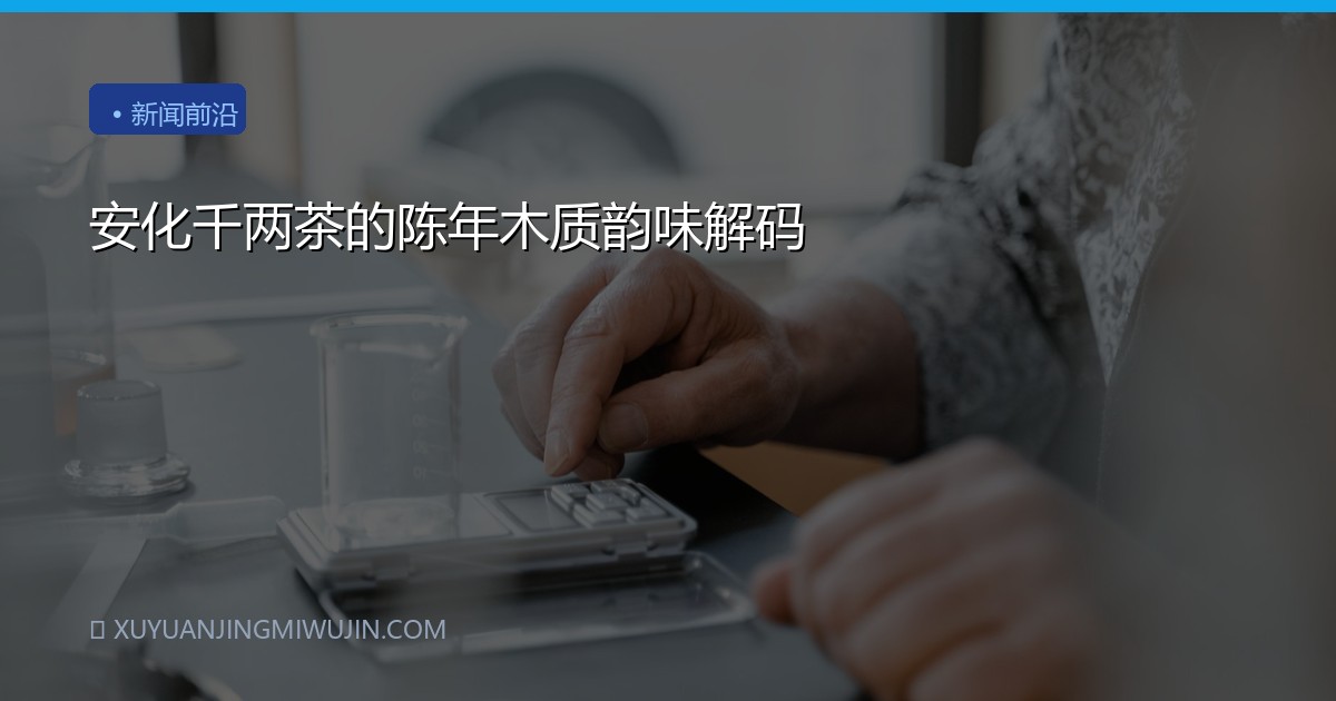 安化千两茶的陈年木质韵味解码